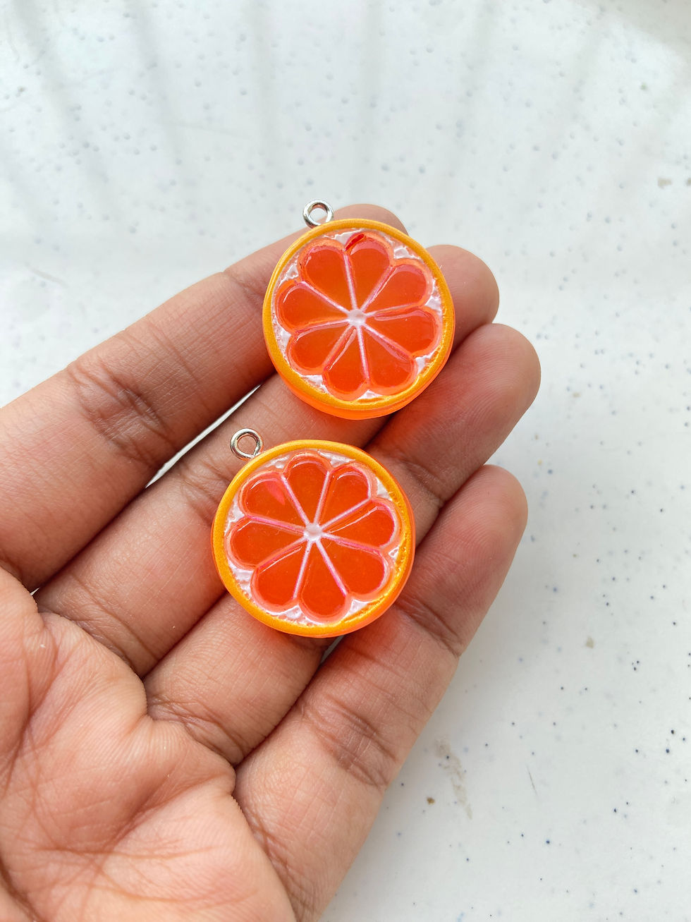 Thumbnail: Fruit slices resin charm
