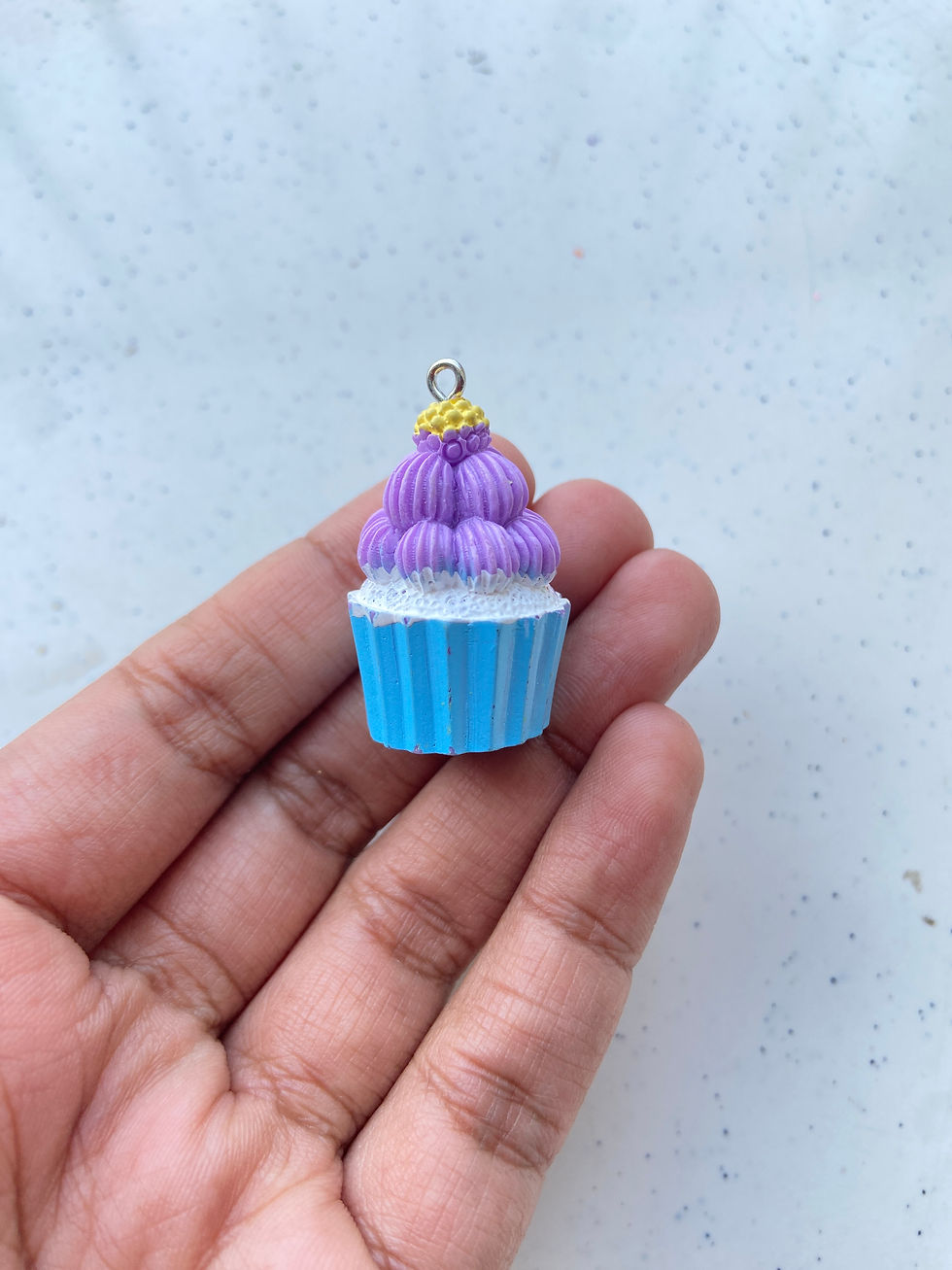 Thumbnail: Resin big 3D cupcake charm