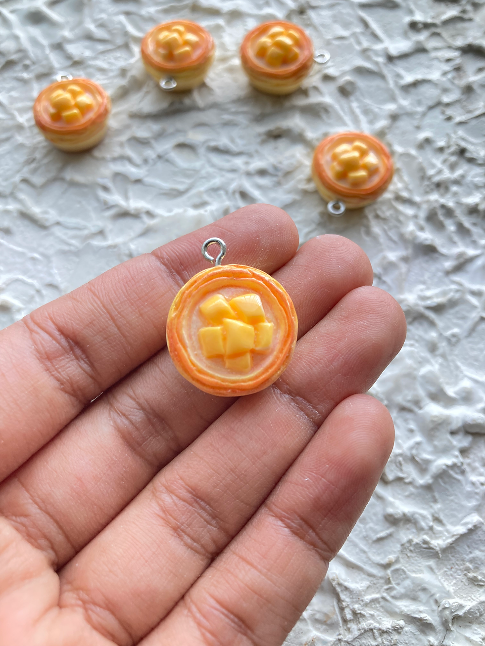 Thumbnail: Fruit tart resin charm