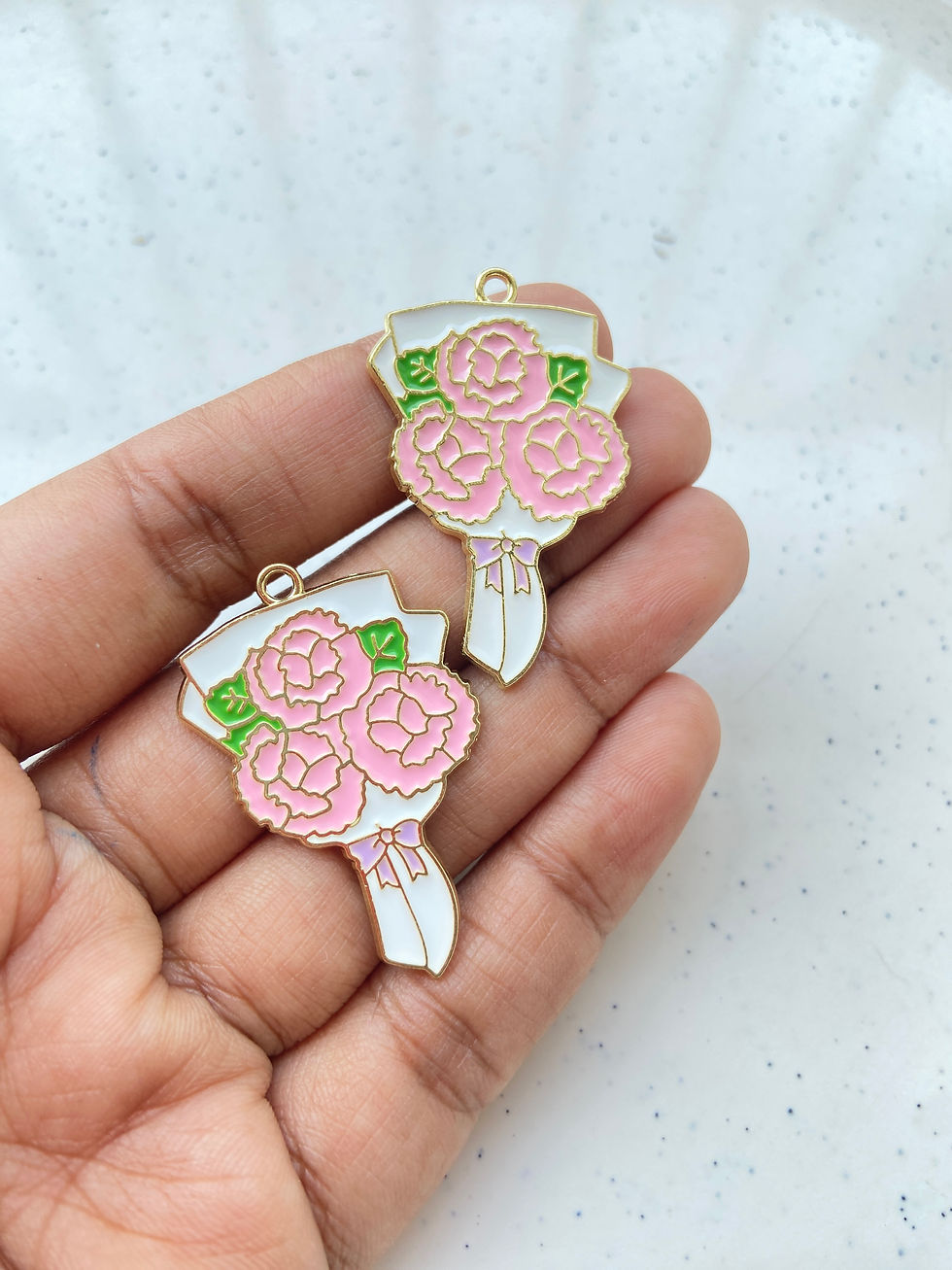 Thumbnail: Mix-bouque alloy enamel charm