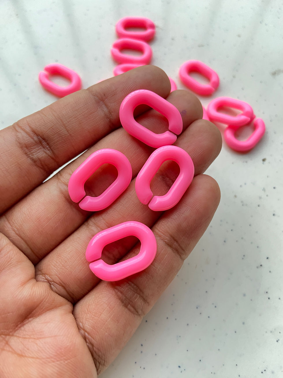 Thumbnail: Acrylic colourful link connector (Part-1)