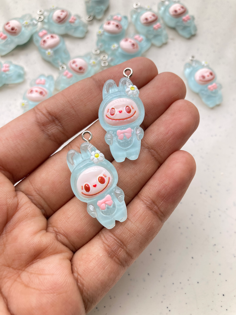 Thumbnail: Labubu resin transparent charm