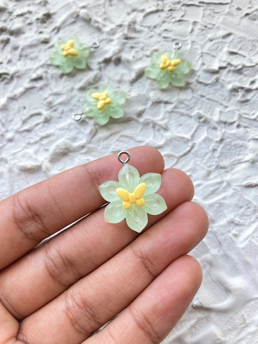 Thumbnail: Different pattern flower resin charm