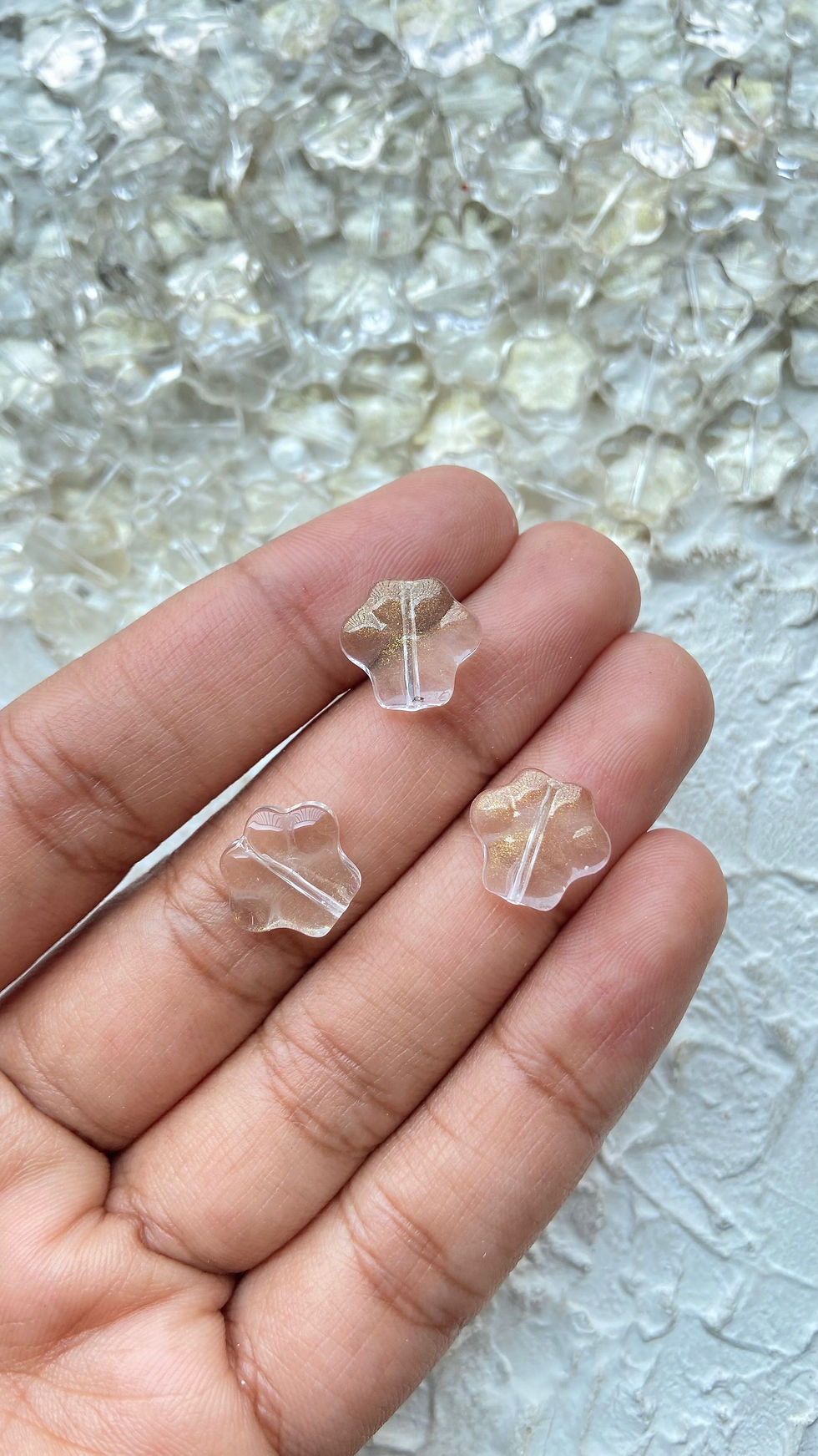 Thumbnail: Colourful glass paw beads
