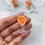 Thumbnail: 37*22.5*19mm, resin fruit juice glass charm