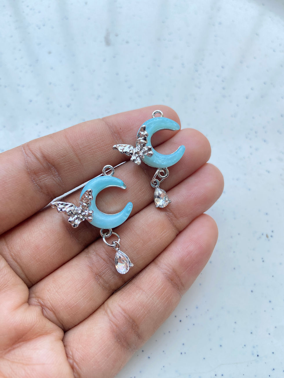 Thumbnail: Butterfly moon with drop charm (1pc)