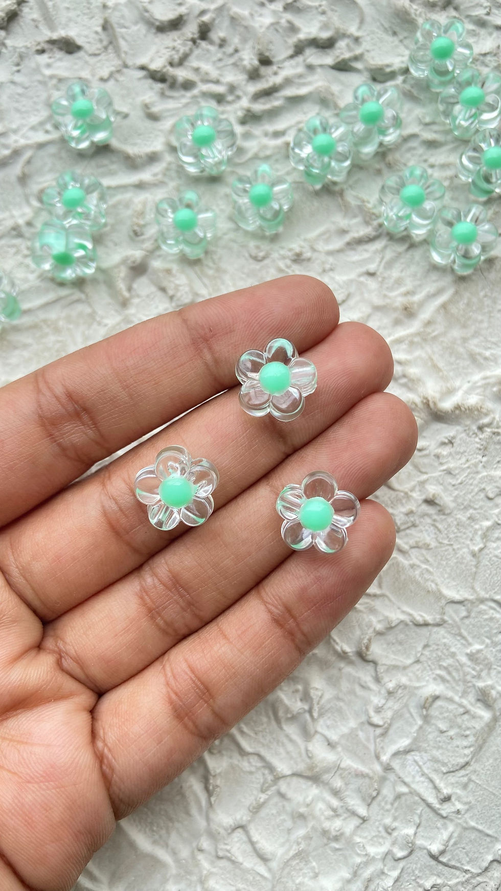 Thumbnail: mini flower acrylic beads