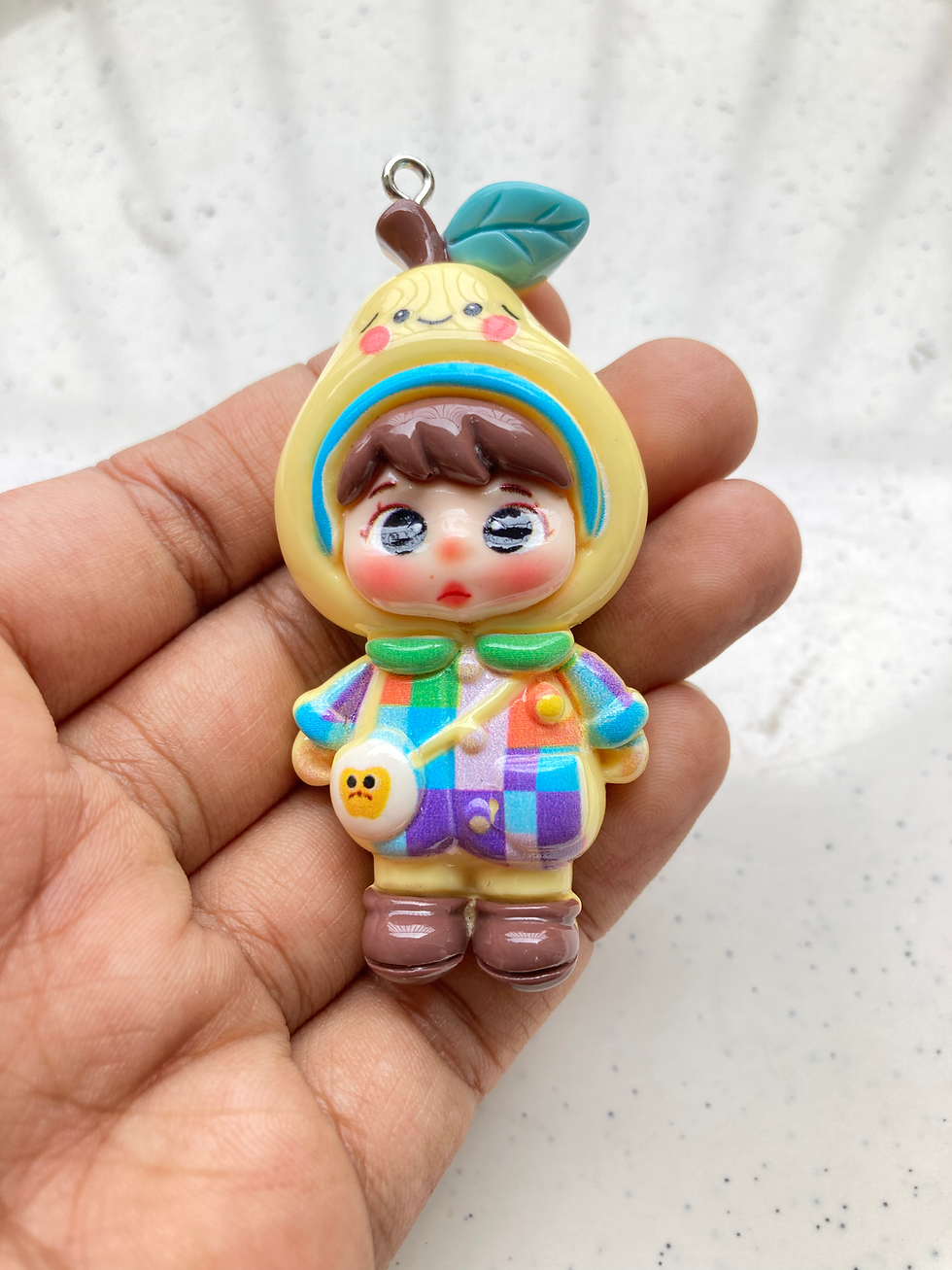 Thumbnail: Colourful boaboa flat back resin charm