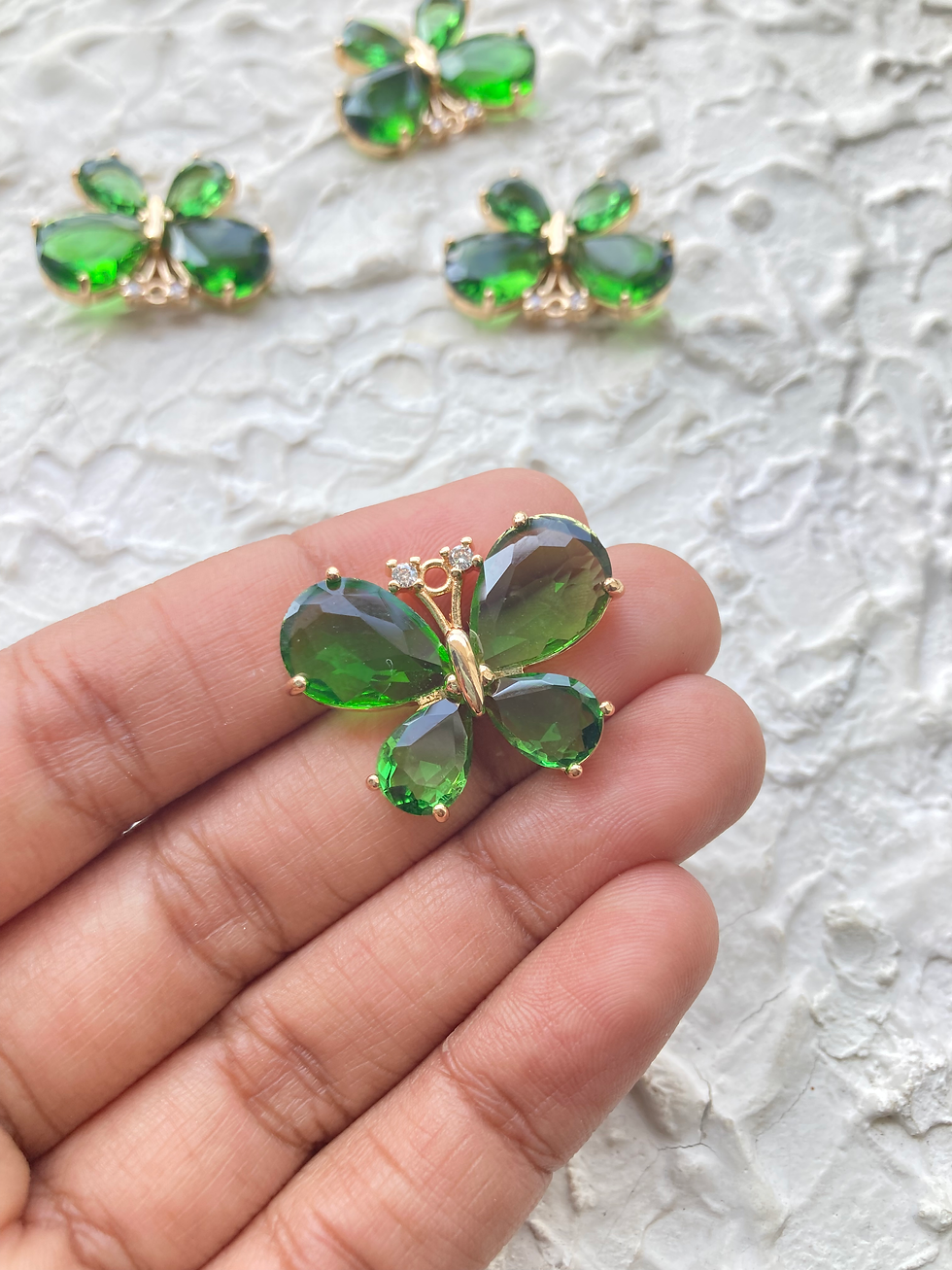 Thumbnail: Big butterfly zircon charm