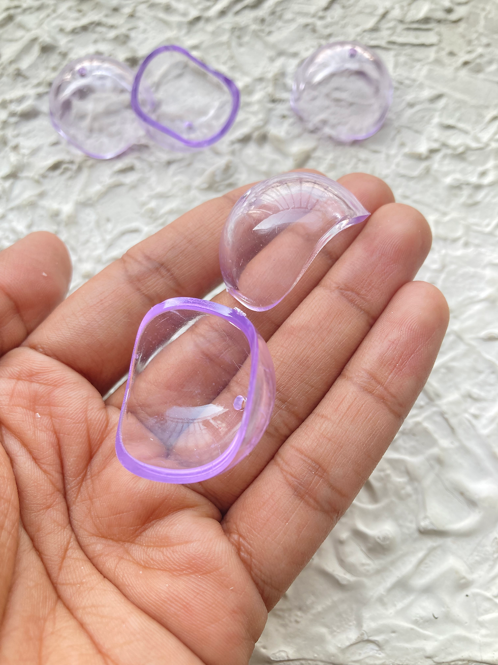 Thumbnail: Big acrylic dome bead
