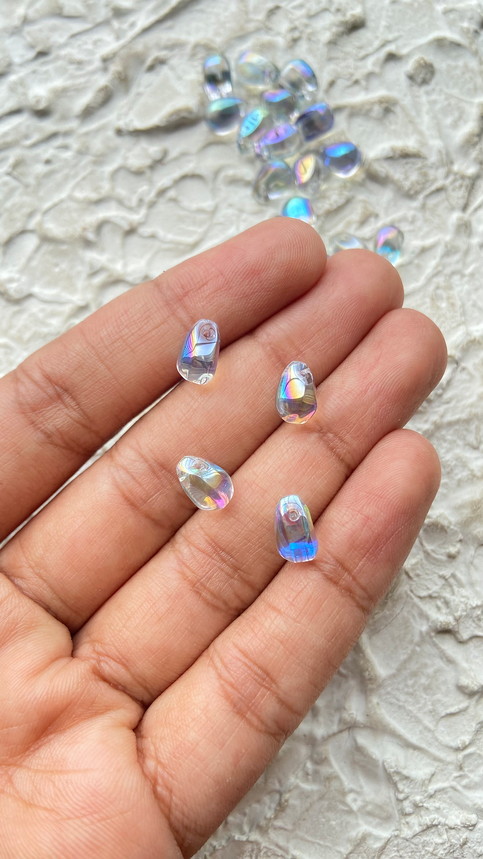 Thumbnail: Multi colour drop shape bead (Part-2)