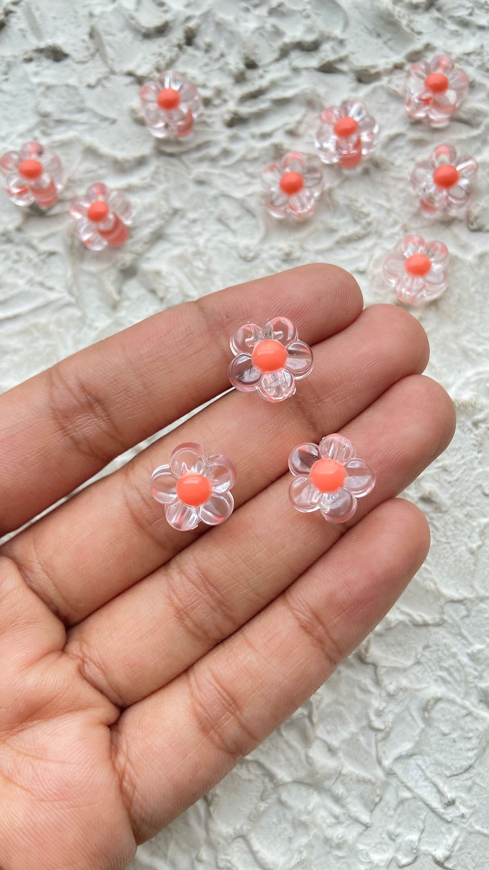 Thumbnail: mini flower acrylic beads