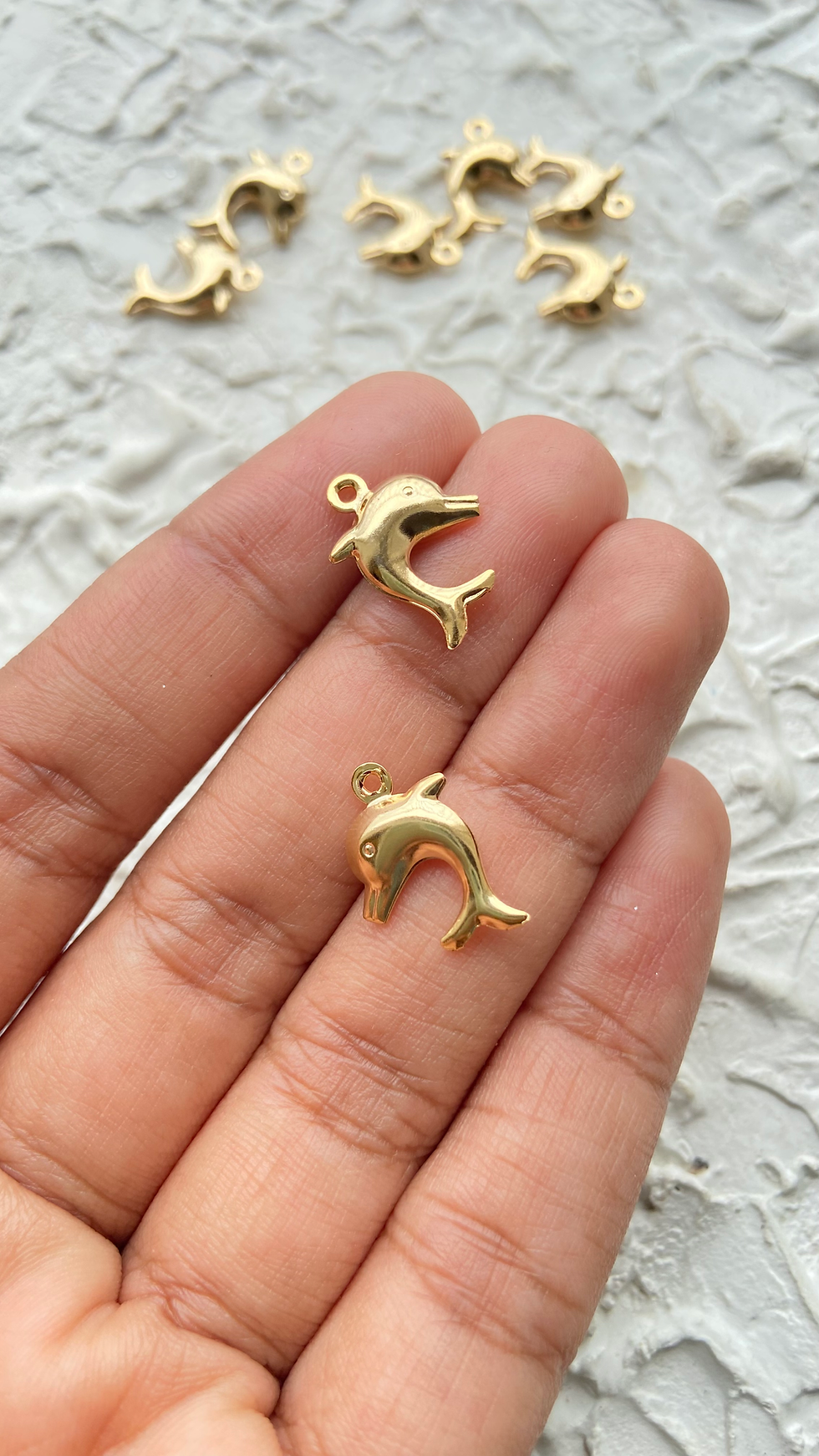 Thumbnail: Mixed shape sea theme stainless steel charm