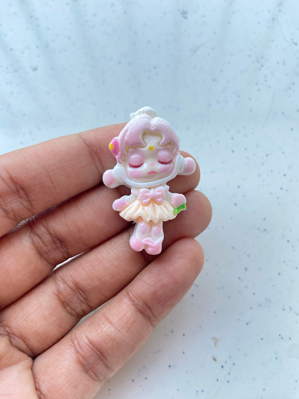 Thumbnail: Skull panda resin cabachon charm (no hooks, no drill)