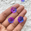 Thumbnail: Colourful bloom glass flower bead