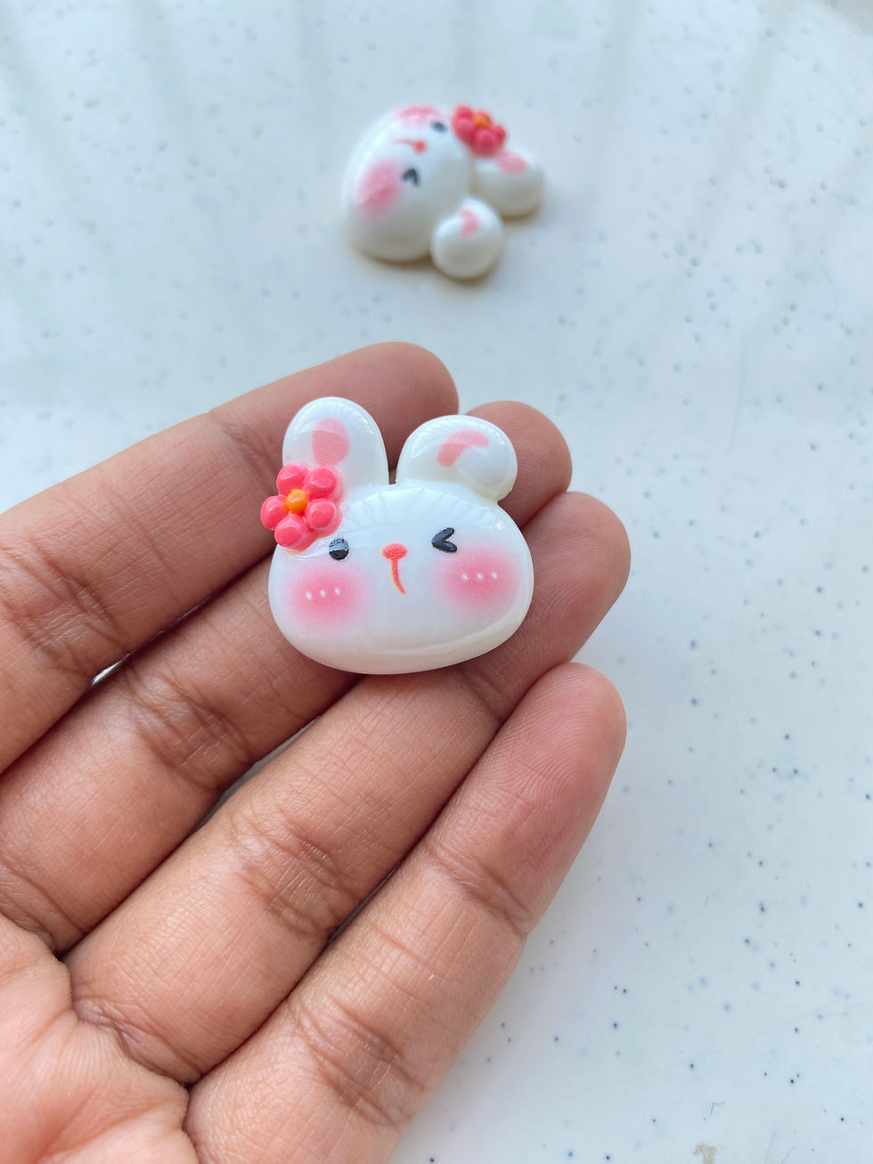 Thumbnail: Mix-animal head resin cabachon charm (no hook, no drill)