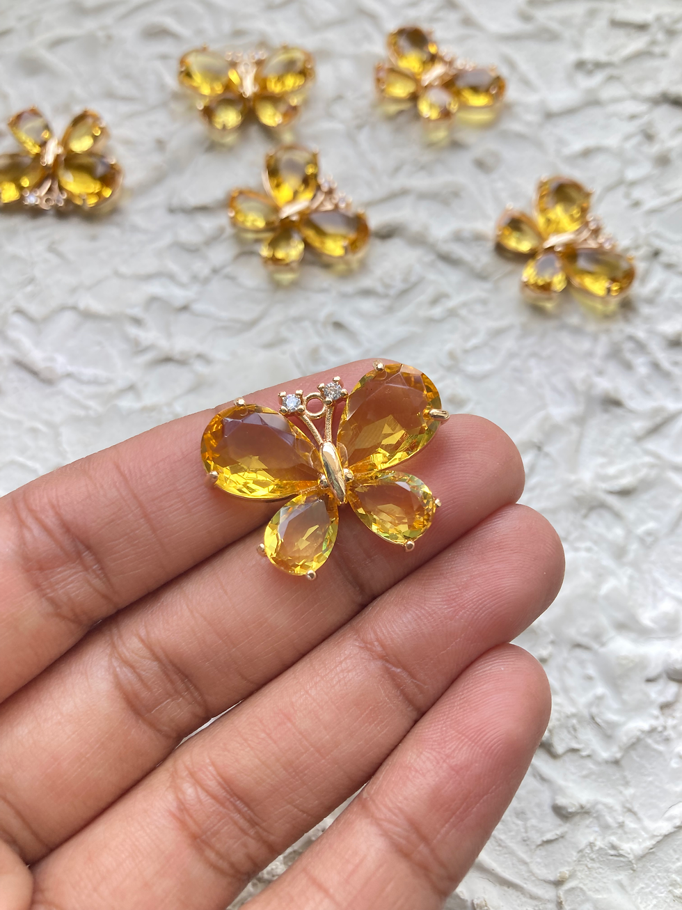 Thumbnail: Big butterfly zircon charm