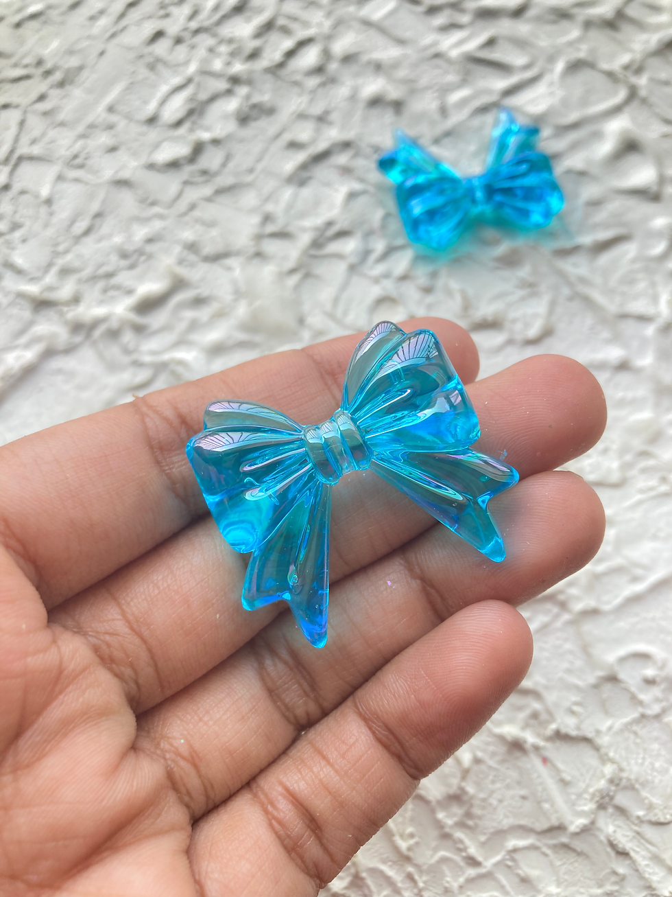 Thumbnail: Iridescent acrylic bow bead (part-1)