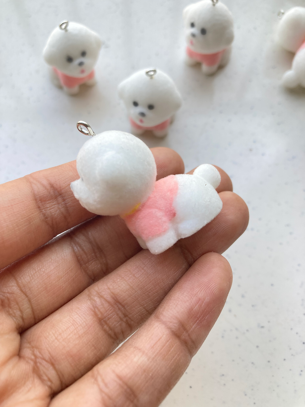 Thumbnail: Velvet dog charm
