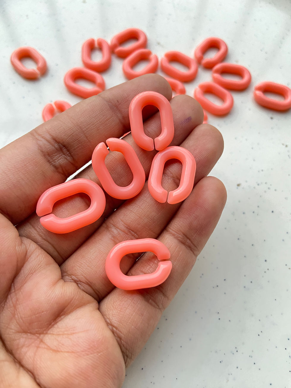 Thumbnail: Acrylic colourful link connector (Part-1)