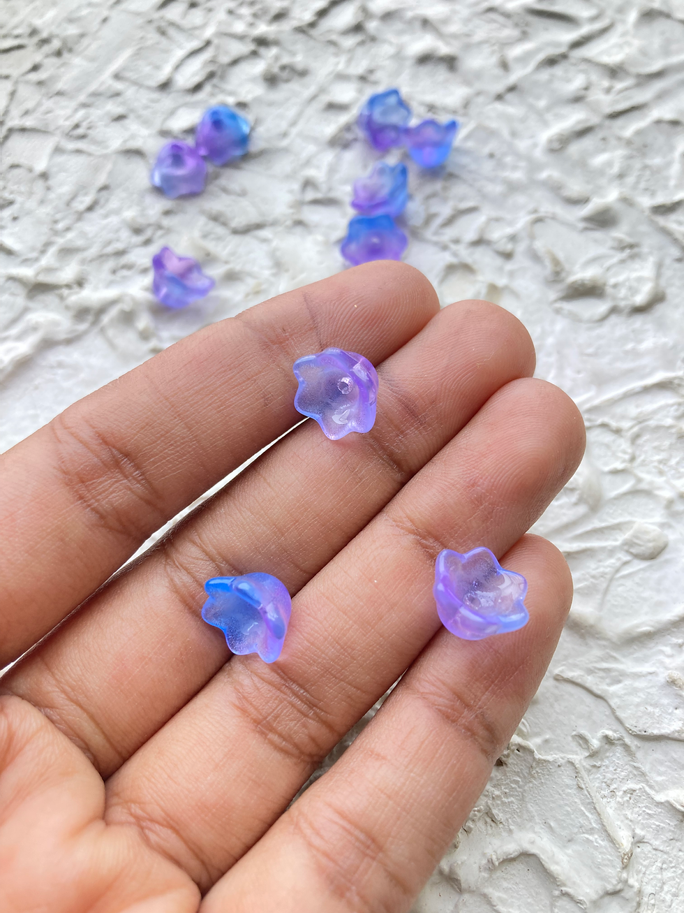 Thumbnail: Glass flower bead (Part-2)
