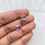 Thumbnail: 11.5*8.5mm, round colourful glass faceted charm