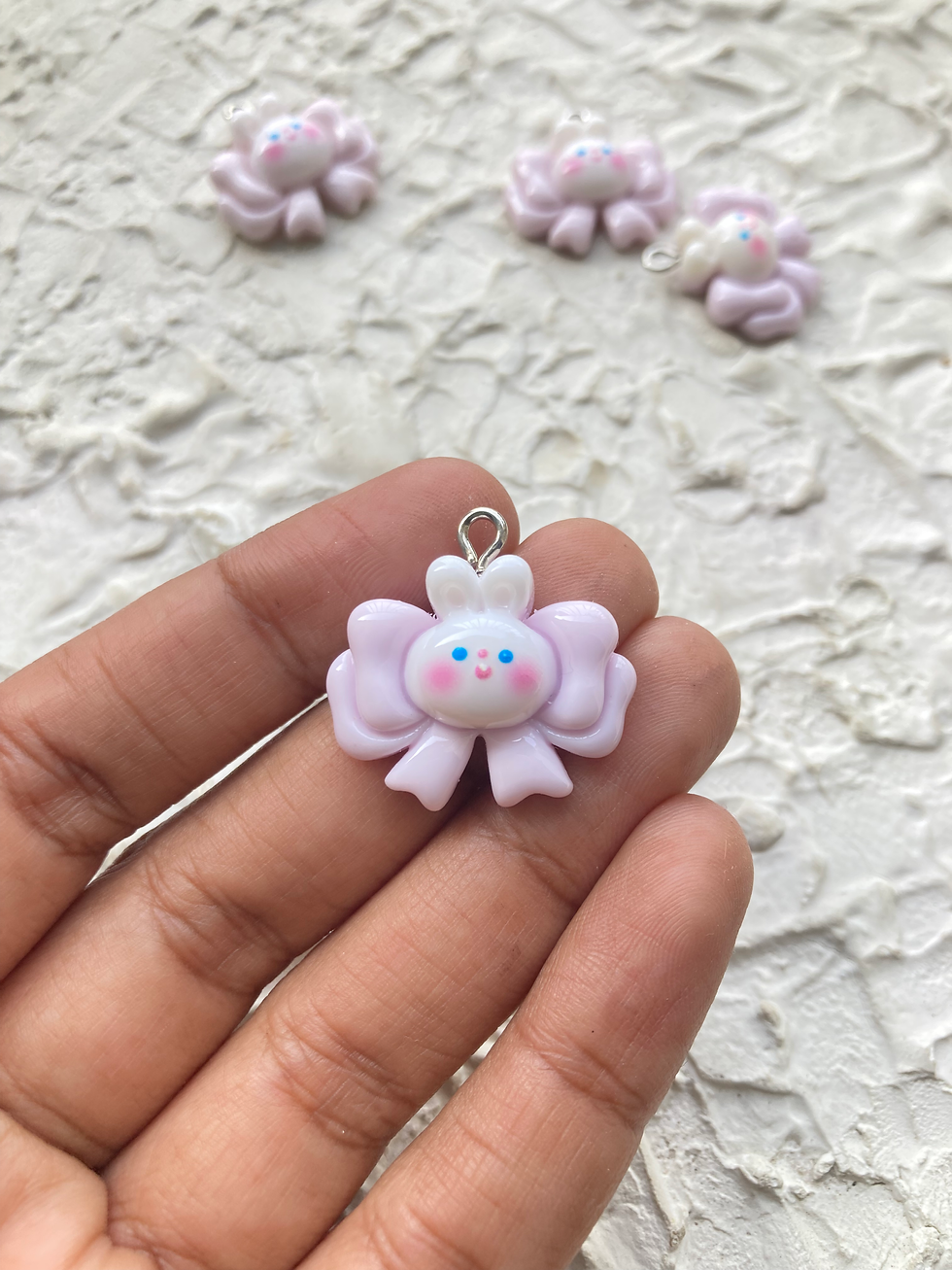 Thumbnail: Mix style resin bunny charm