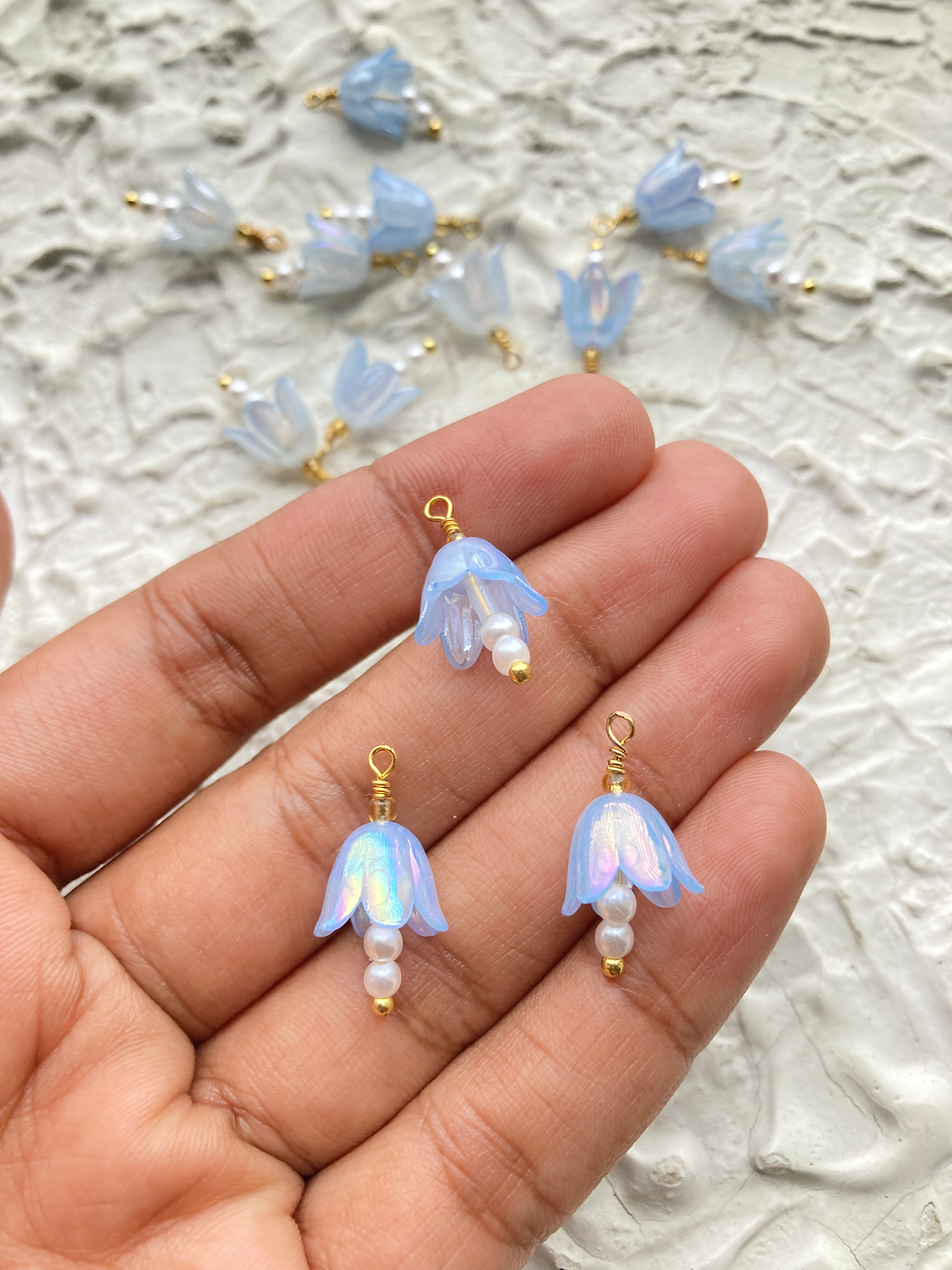 Thumbnail: Acrylic colourful lily of the valley charm