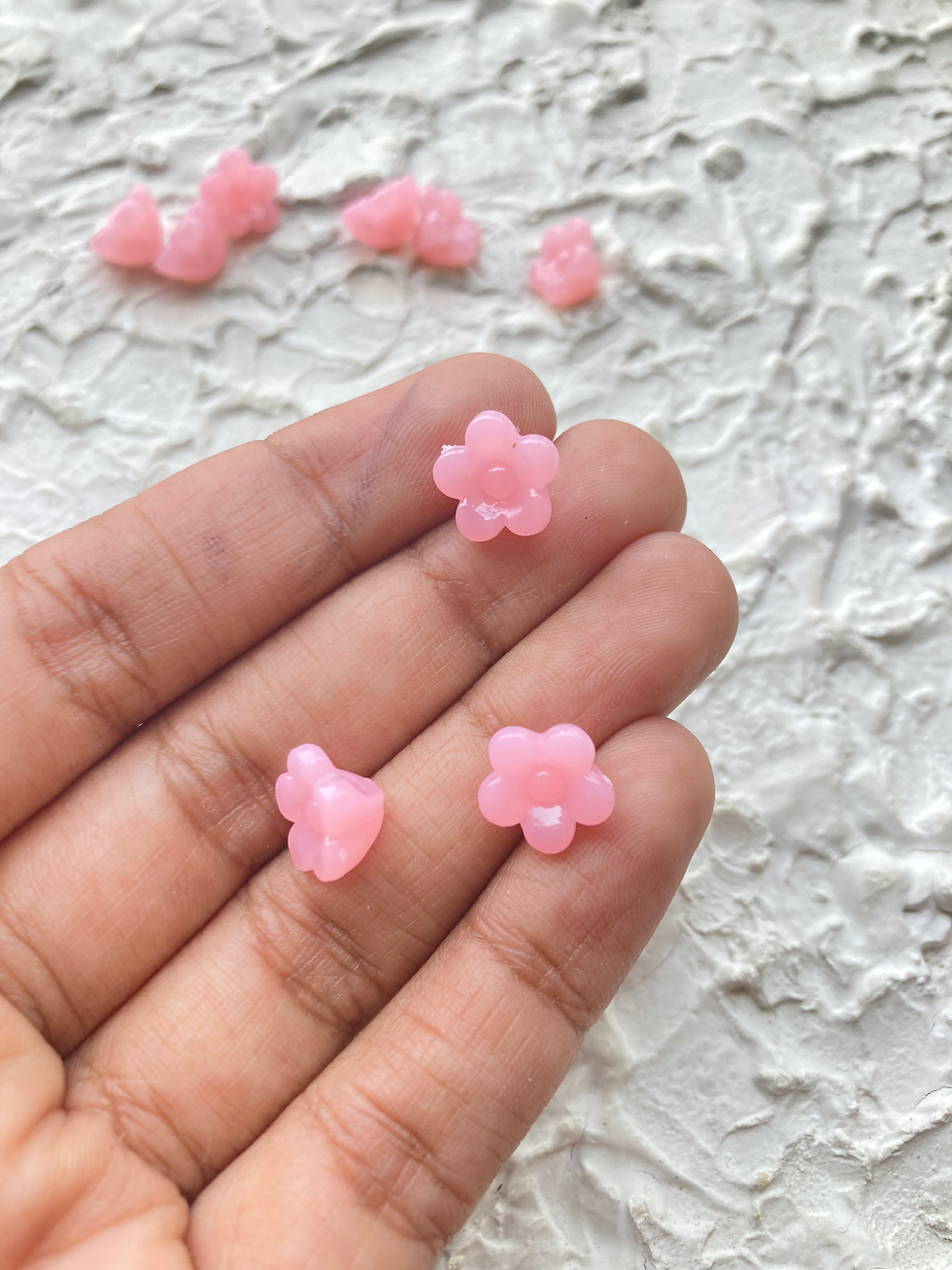 Thumbnail: Colourful jelly flower acrylic bead