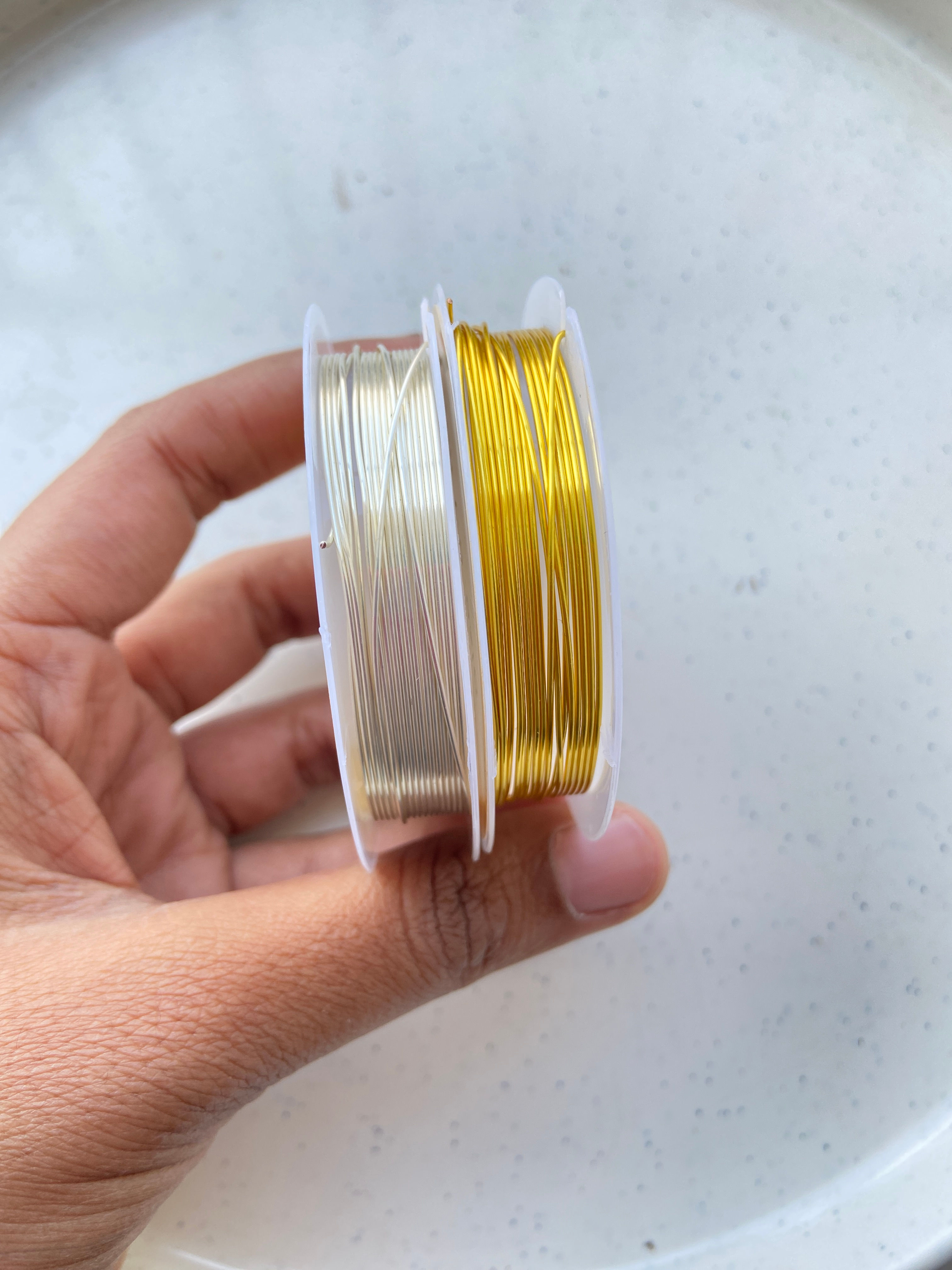 0.7mm gold/silver plated copper wire roll/spool