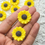Thumbnail: Resin sunflower charm/pendant