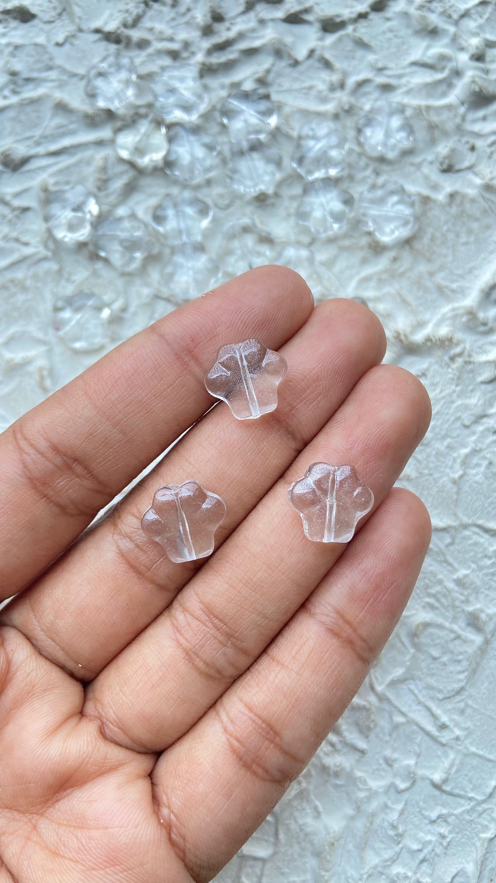 Thumbnail: Colourful glass paw beads