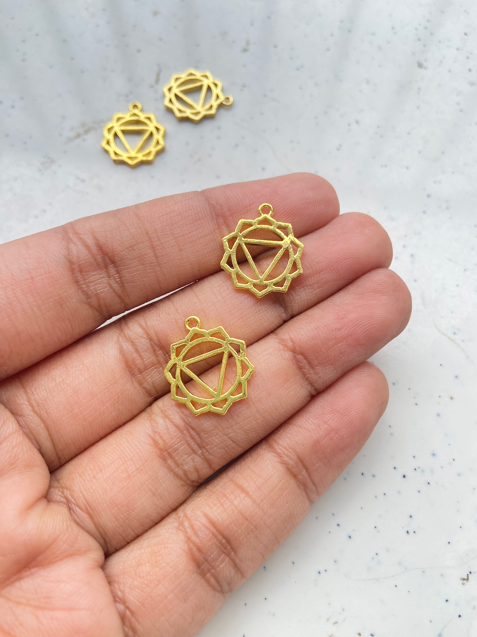 Thumbnail: Chakra designs mix-shape alloy charms