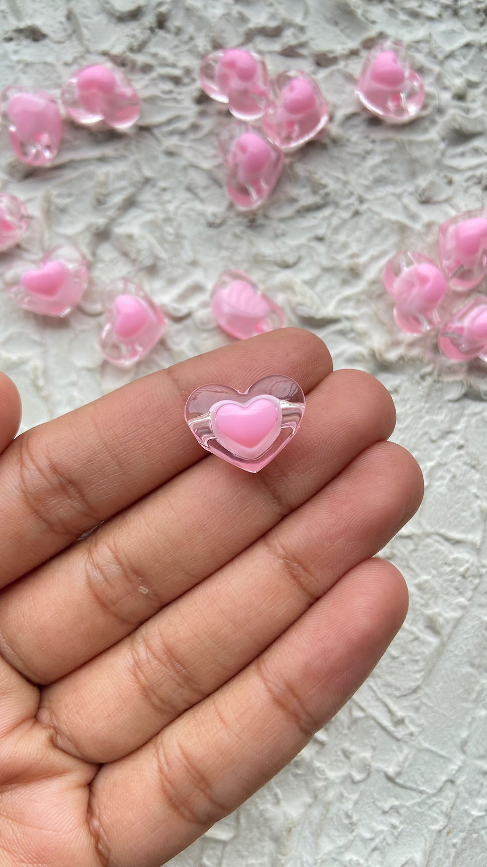 Thumbnail: Mini heart acrylic beads