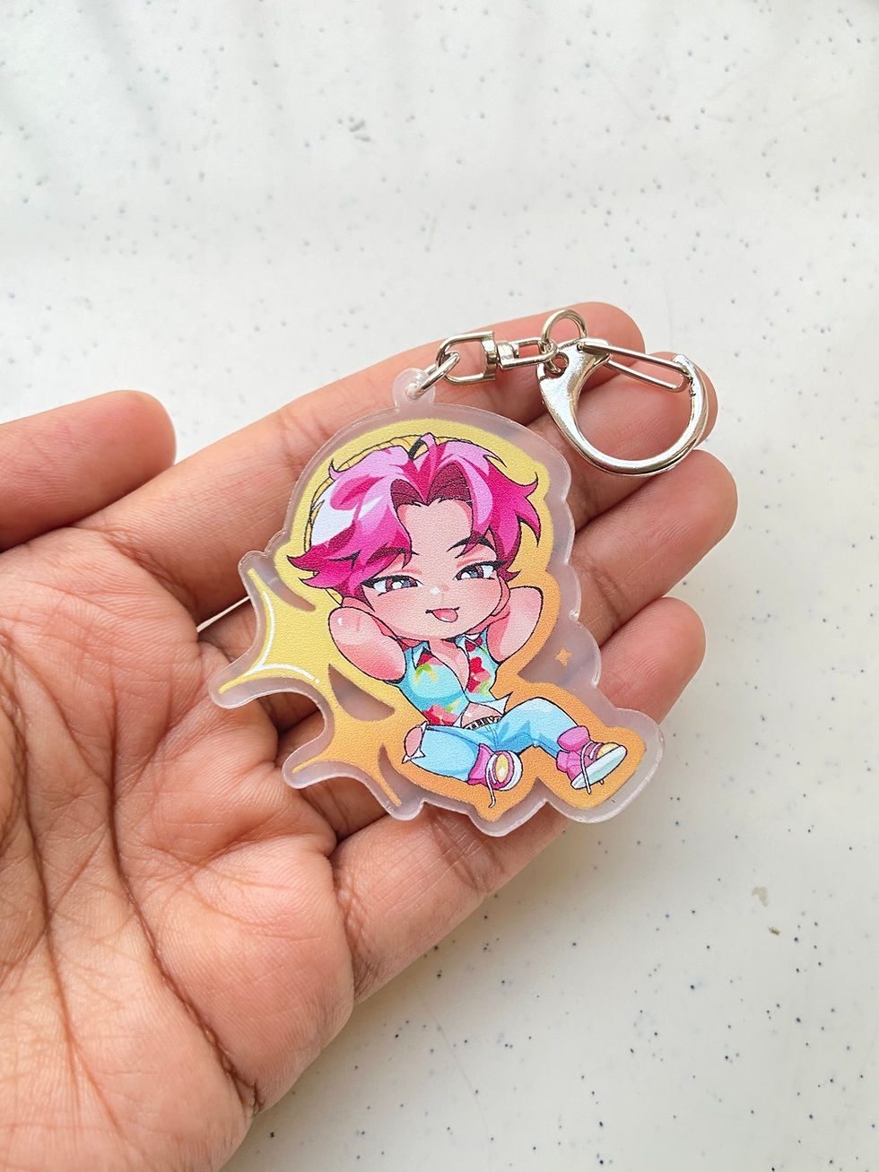 Thumbnail: K-pop demon hunter theme keychain