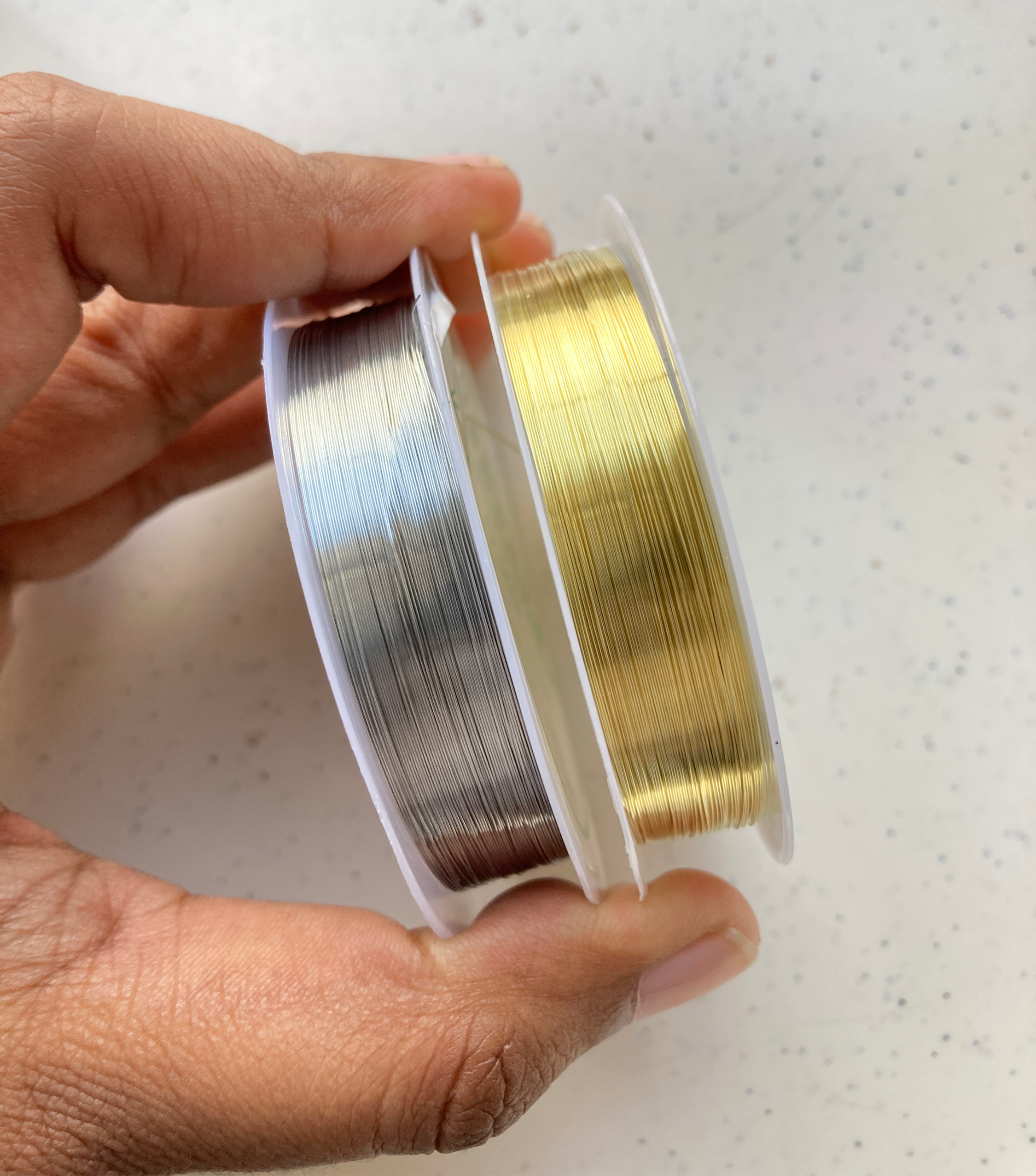 0.2mm gold/silver plated copper wire roll/spool
