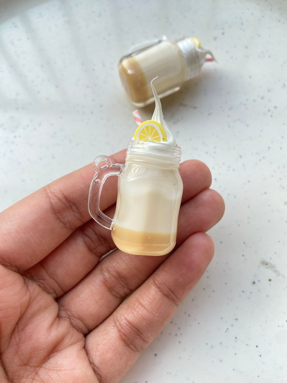 Thumbnail: Beverage jar with resin charm
