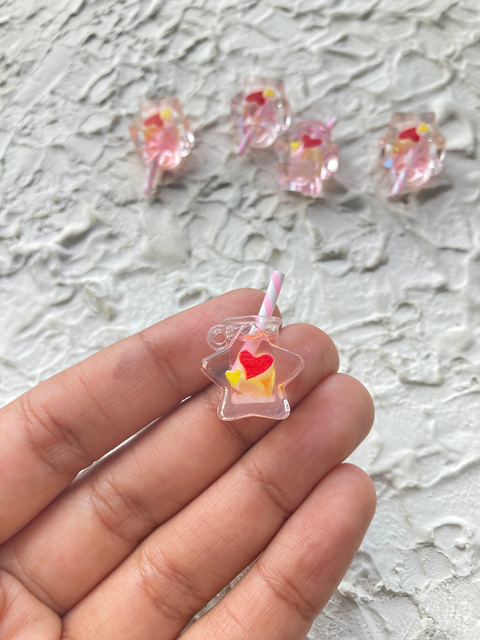 Thumbnail: Star shape resin jar charm