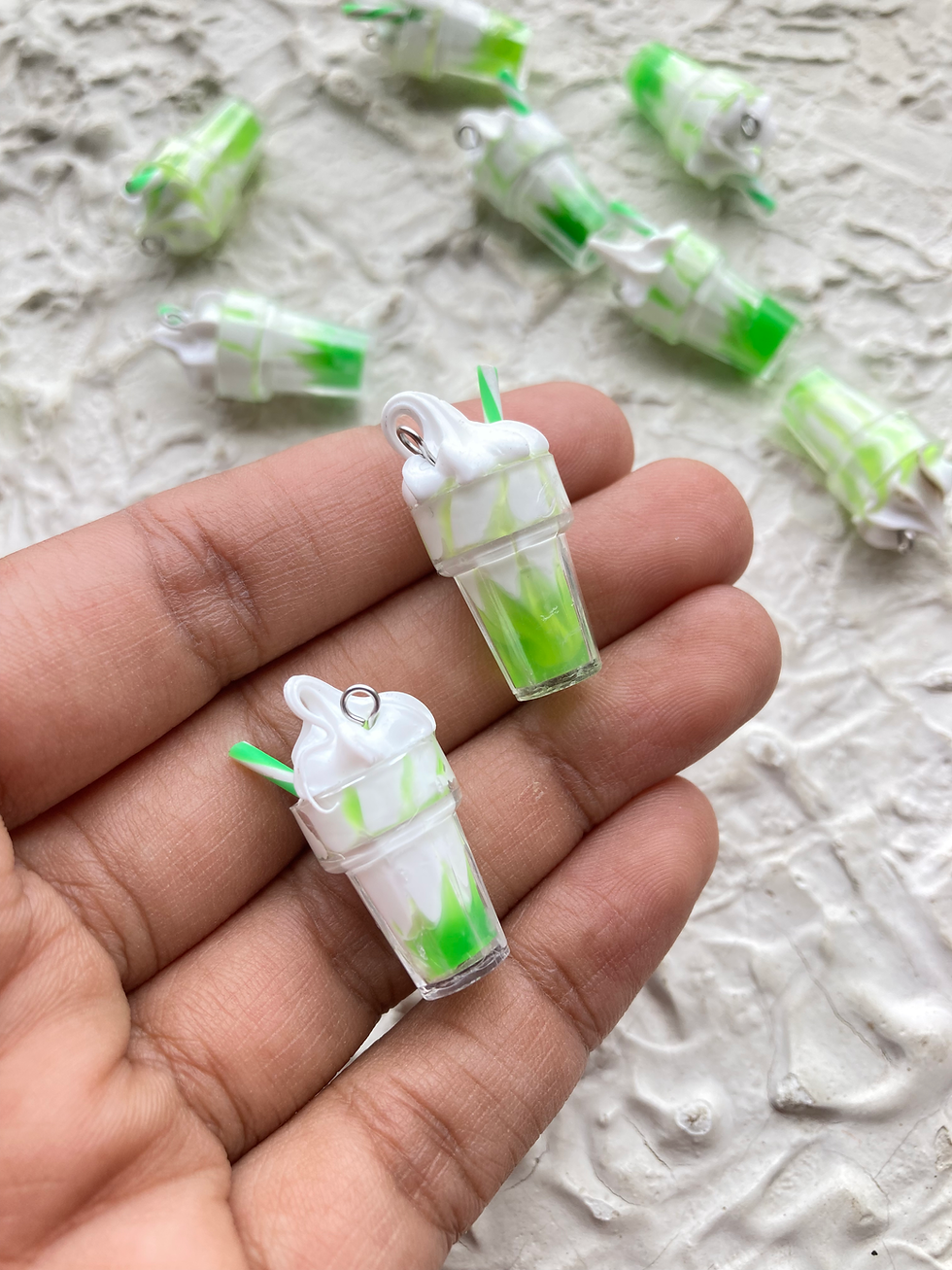 Thumbnail: Milkshake with ice-cream resin charm