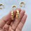 Thumbnail: Readymade half round stud earring