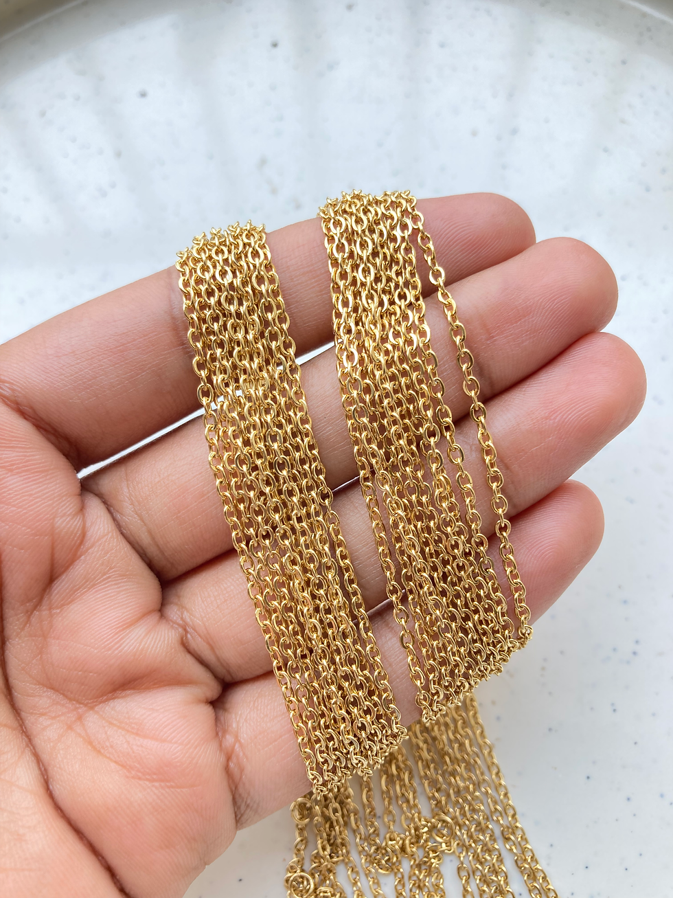 Thumbnail: 2mm chain stainless steel with lobster clasp, Waterprooof