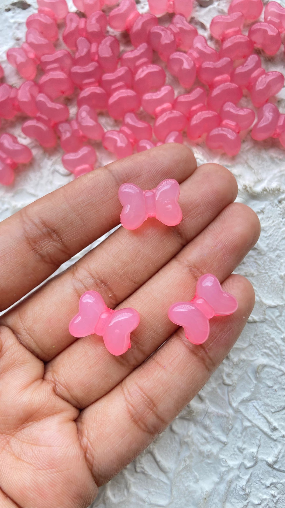 Thumbnail: Pastel acrylic bow bead