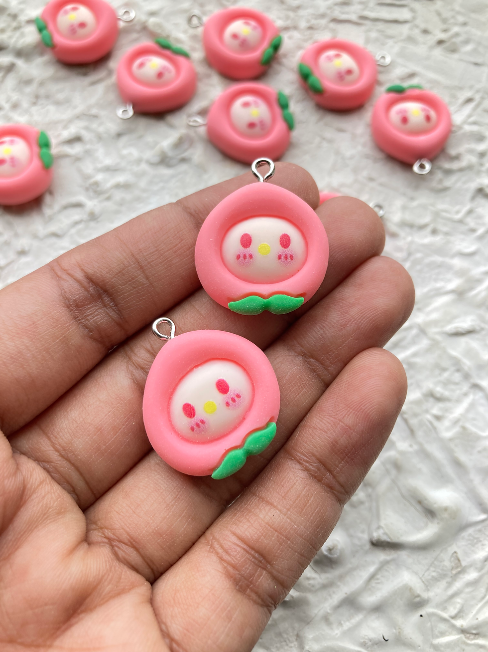 Thumbnail: Mixed fruit & cheese & cow resin charm