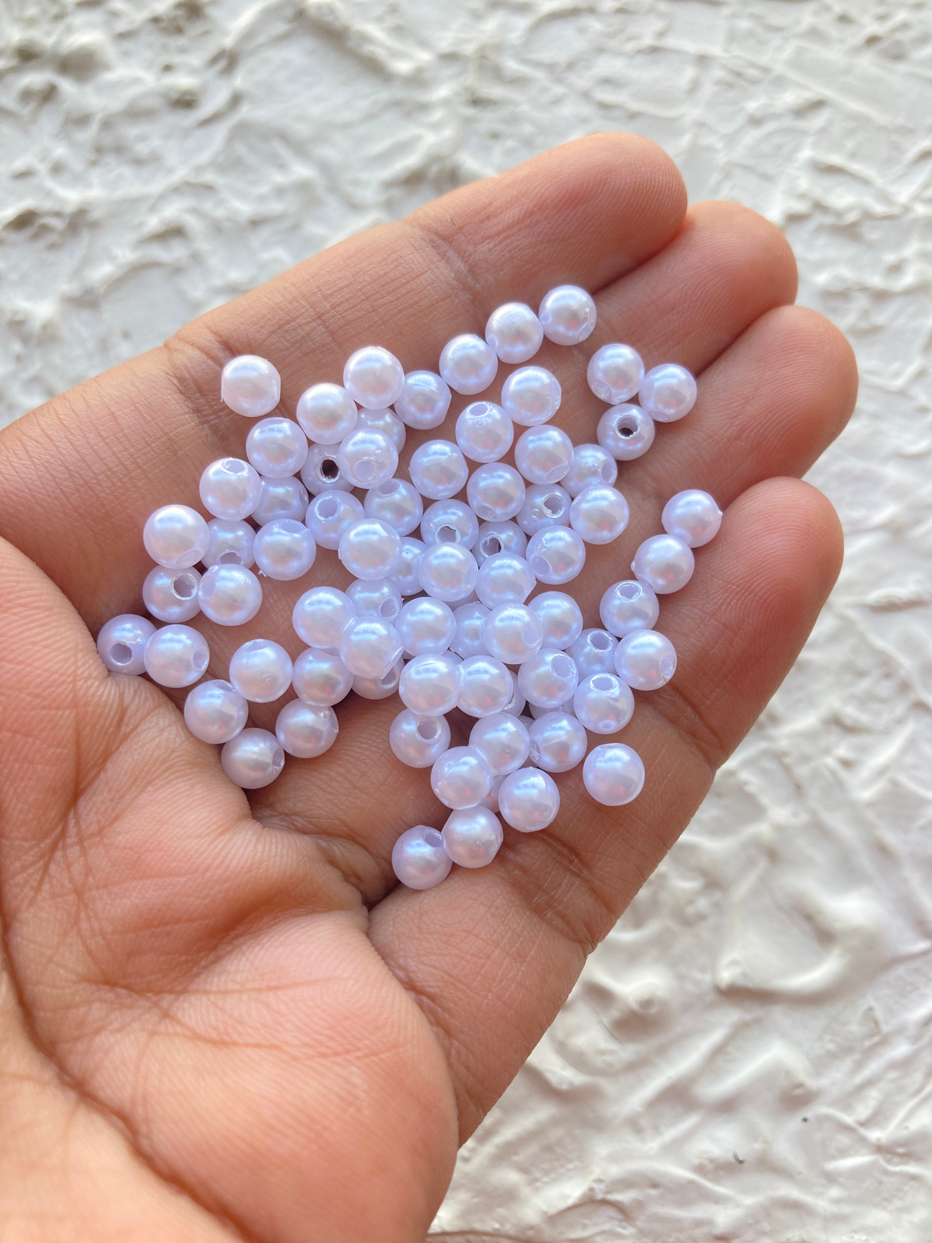 Imitation acrylic round pearl bead