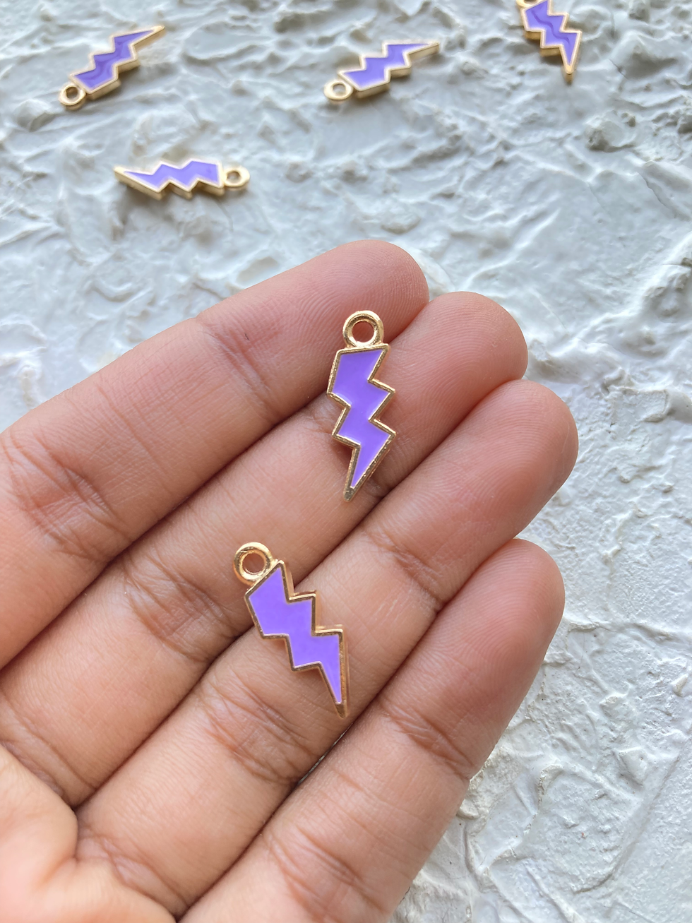 Thumbnail: Colourful enamel lightening charm