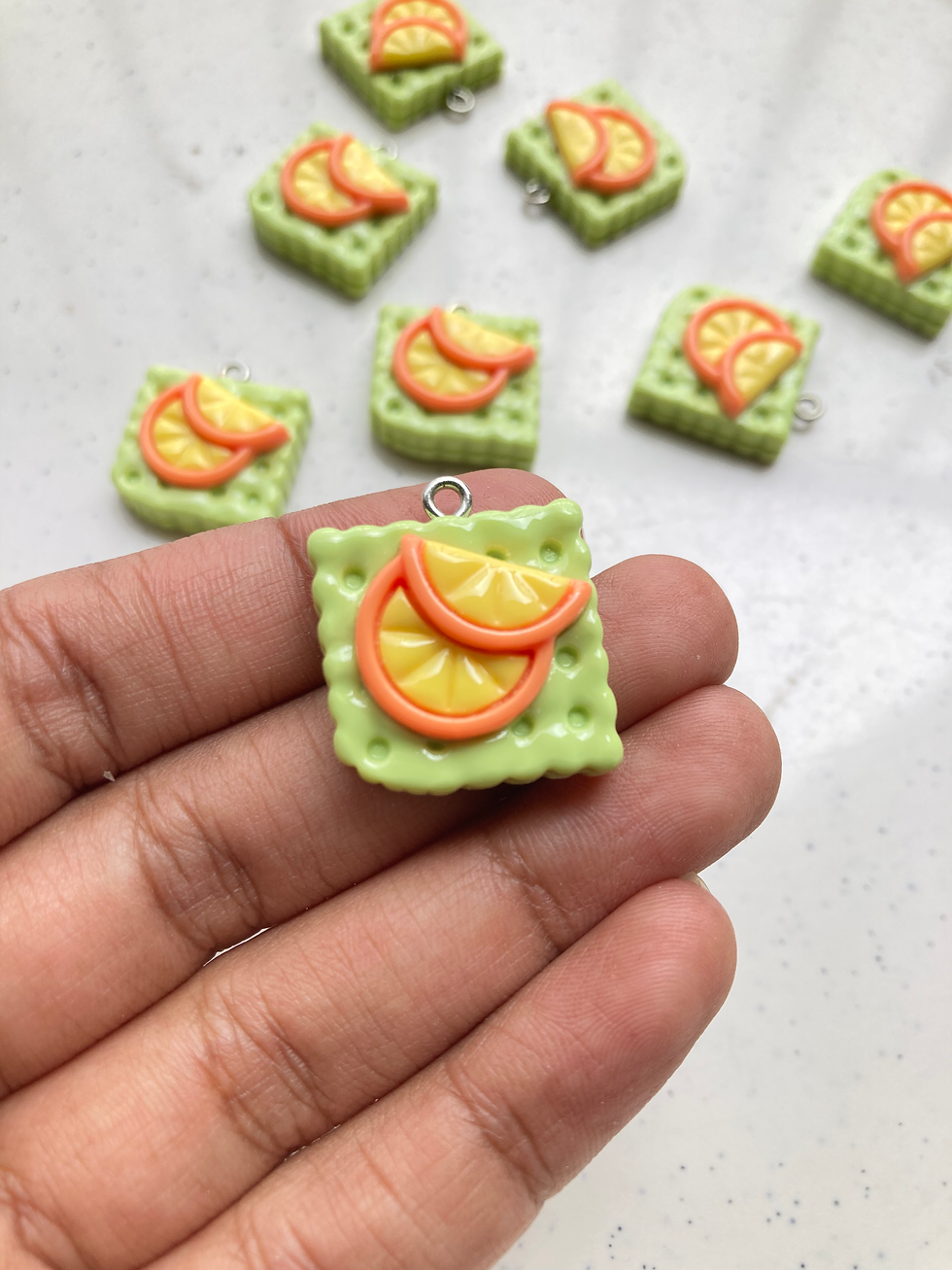 Thumbnail: Fruit biscuit resin charm