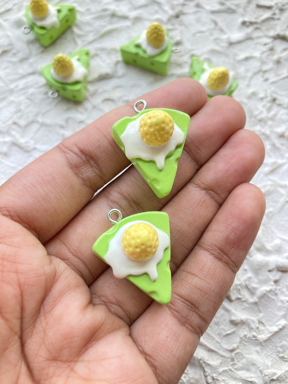 Thumbnail: Colourful pastry resin charm