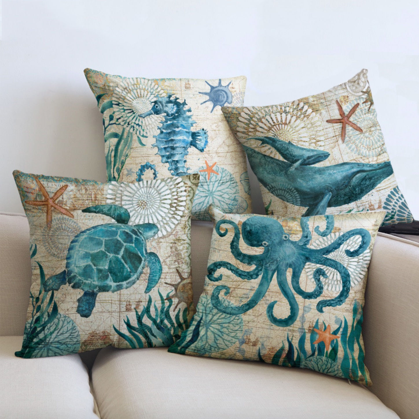 Ocean Life Kissenhüllen