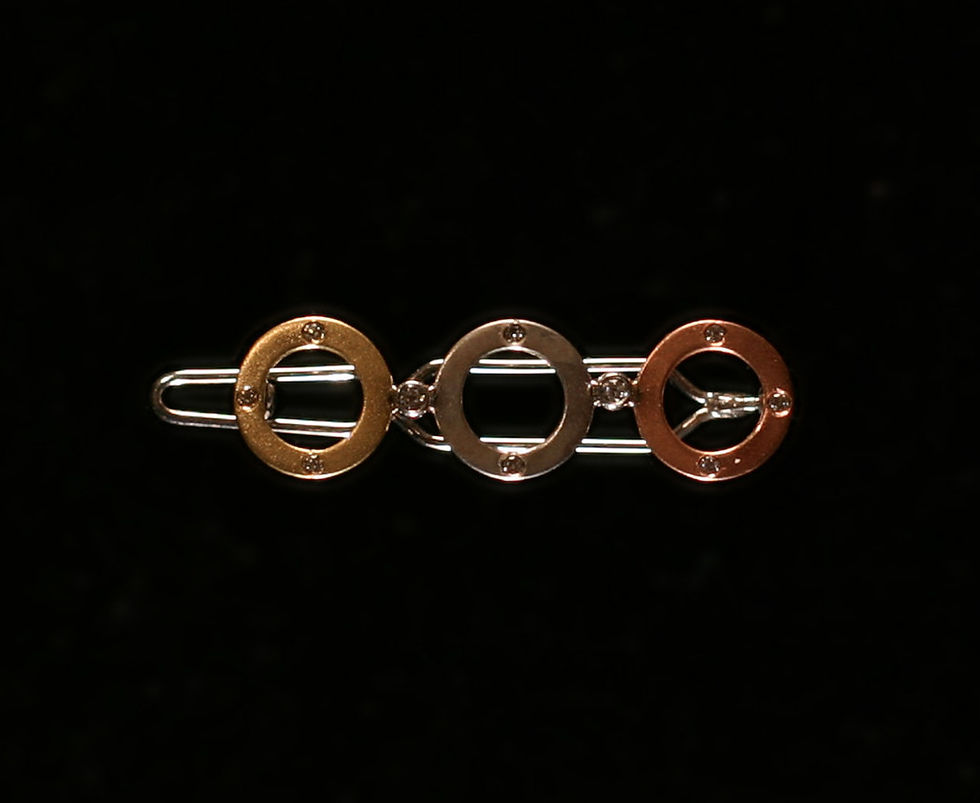 14k Gold Barrette, Pin or Pendant