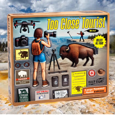 Rock Fight Action Figures... Too Close Tourist!